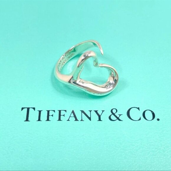 Tiffany & Co. Silver Heart Ring - Picture 1 of 4